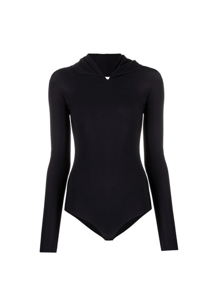 Black High-Neck Bodysuit