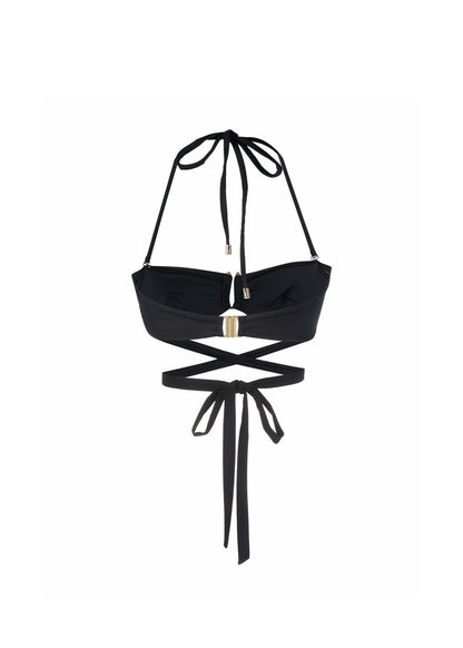 Tie Detail Bandeau Top