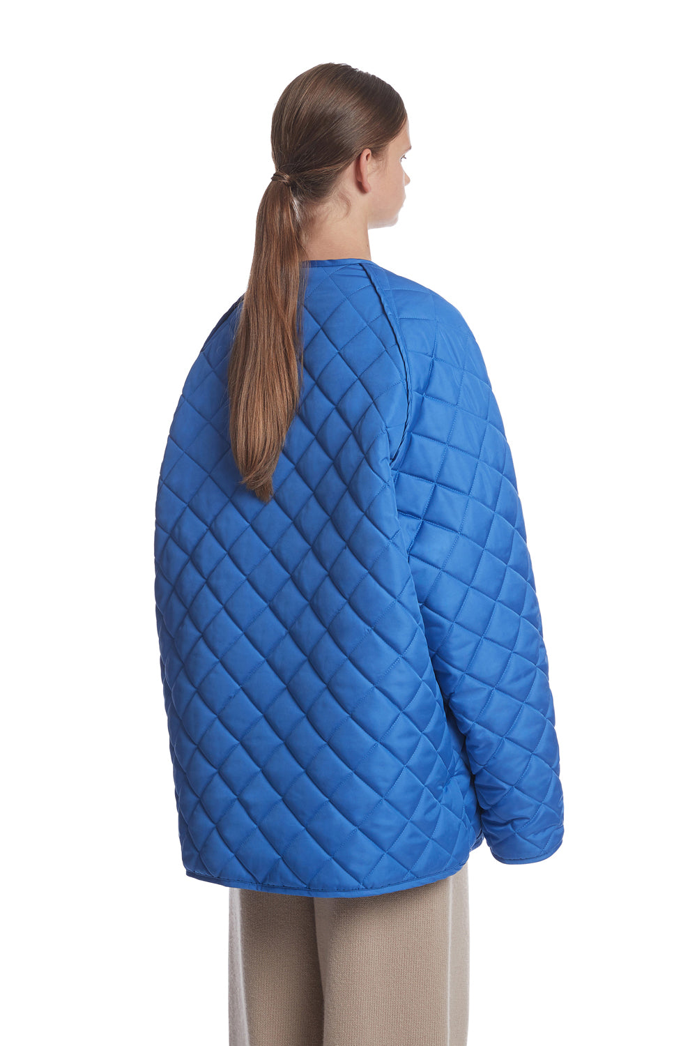 TRUNK PROJECT Dark Blue Quilted Jacket