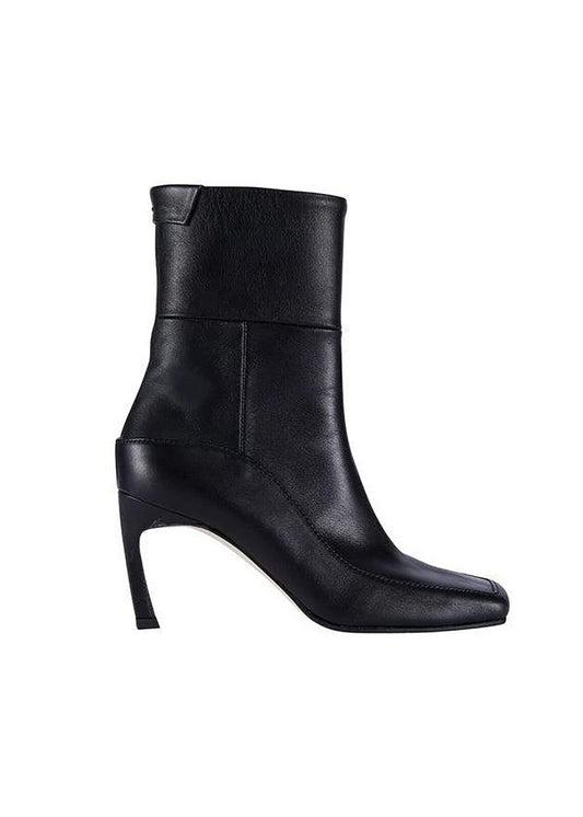 Wide Square Ankle Boots