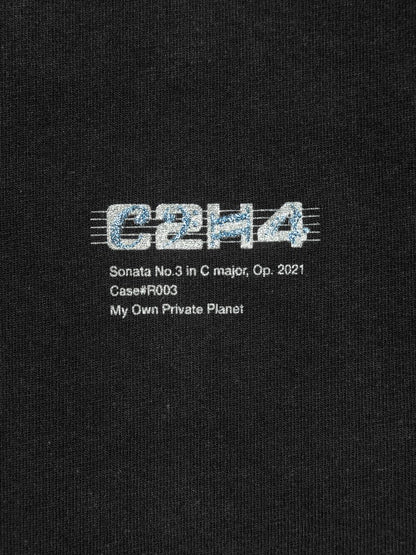 C2H4 Panelled Print T-shirt