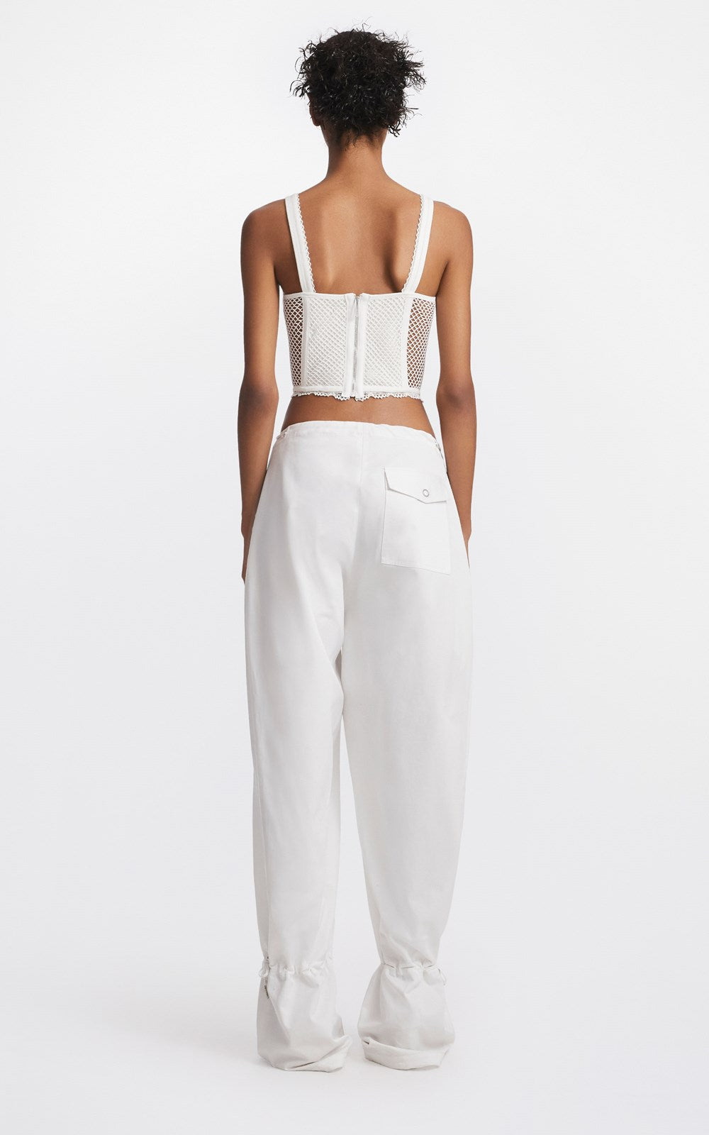 Net Lace Suspended Corset
