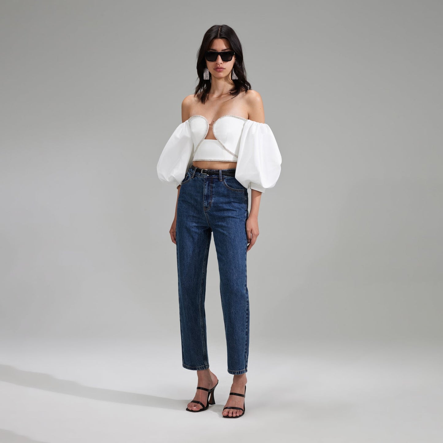 Off Shoulder Crepe Top