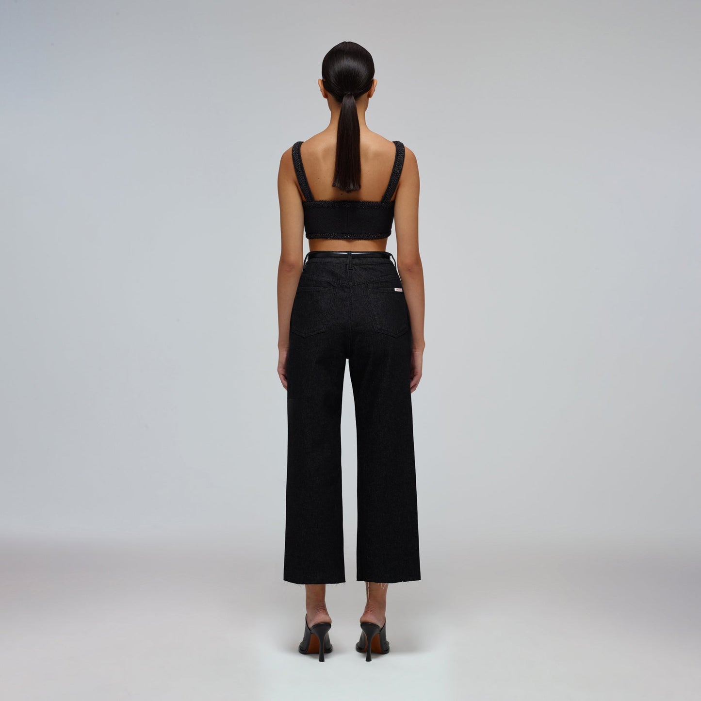 Textured Weave Crop Top