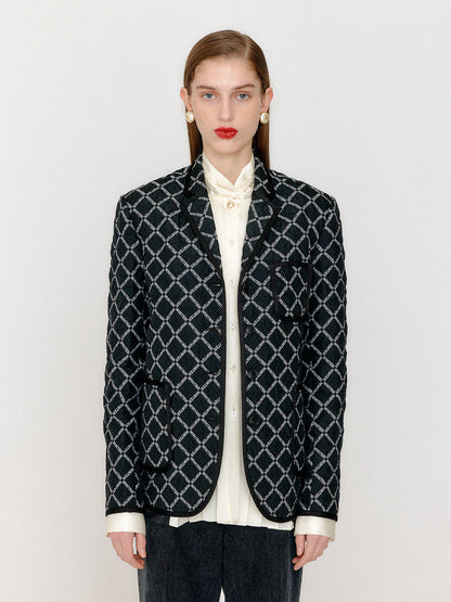 VINTERY Monogram Blazer