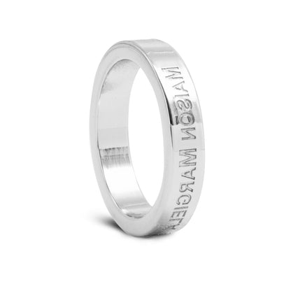 Silver Tone Engraved Ring