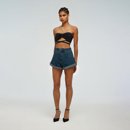 Tie Detail Bandeau Top