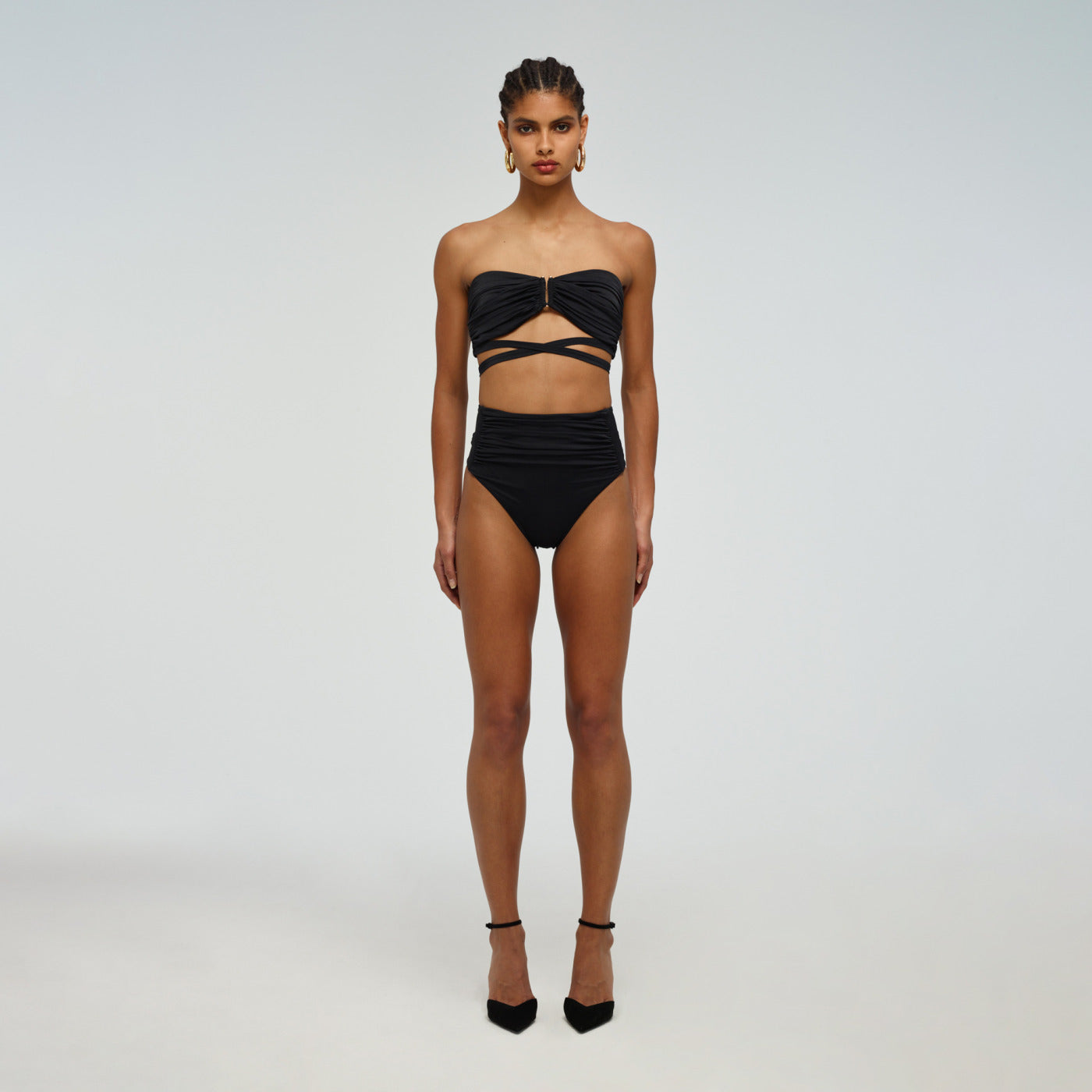 Ruched High Waisted Brief