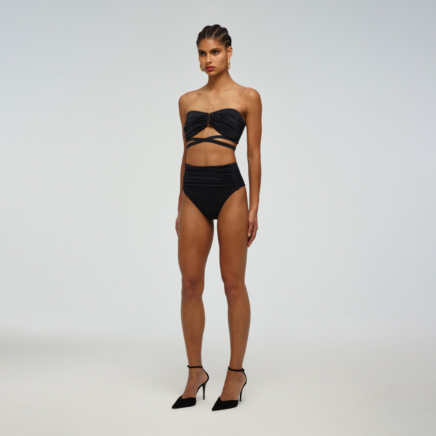 Ruched High Waisted Brief