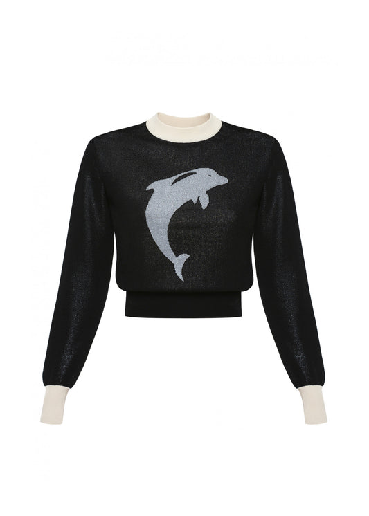 Dolphin Metallic Sweater
